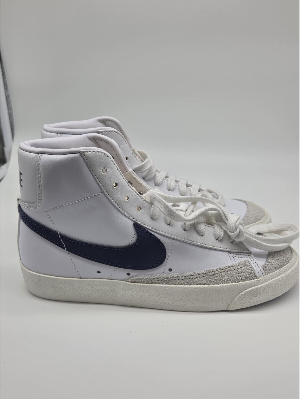 Nike Blazer Mid '77 Sneakers White/Blue Women's 6.5 New